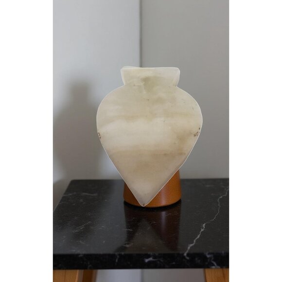 vintage 1960's hand cut marble spade shaped ashtray - Picture 3 of 8